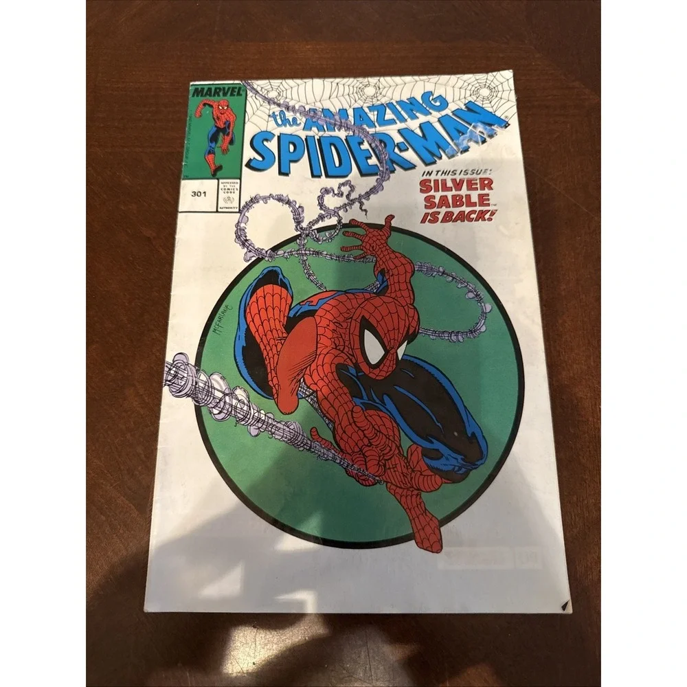 The Amazing Spider-Man #301 Marvel Todd McFarlane Silver Sable 1988